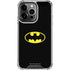 DC Comics Batman Movie 1989 Logo iPhone 15 Pro Clear Case